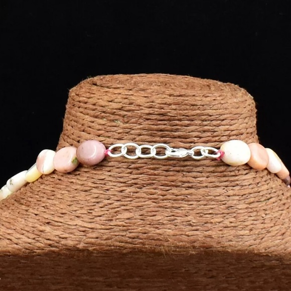 Genuine Australian pink opal statement necklaces - Picture 5 of 8